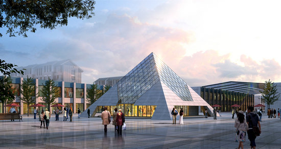 新疆金字塔網架