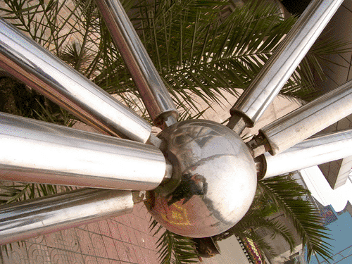 蕪湖不銹鋼螺栓球網架