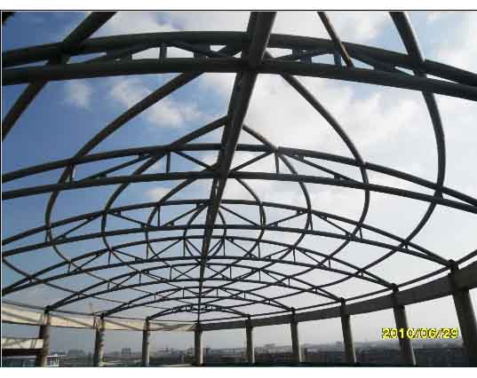 常州中煤朔州賓館管桁架工程