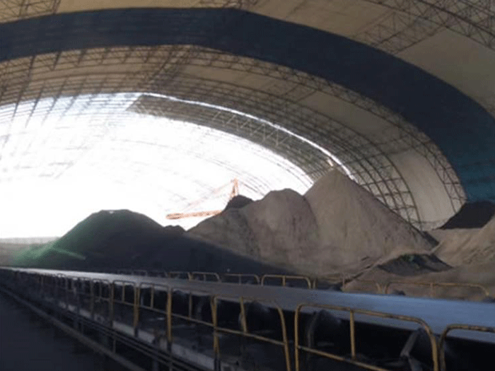 遵義唐山煤棚料倉網架