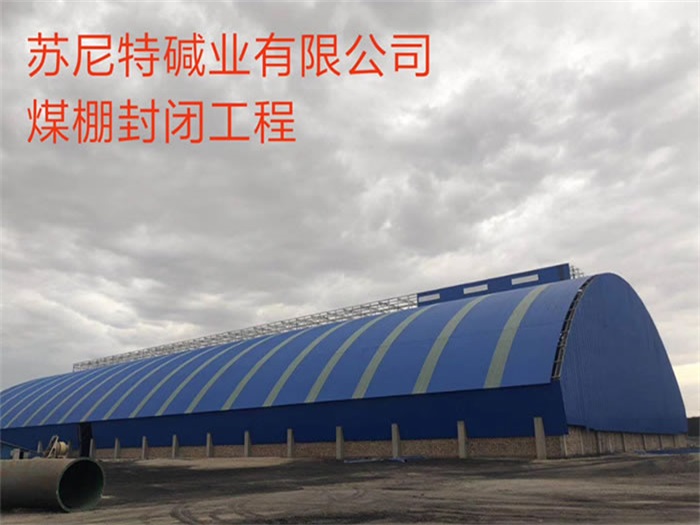 西藏蘇尼特堿業有限公司煤棚封閉工程