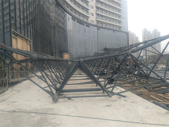 上海煙臺萬豪酒店雨棚網架